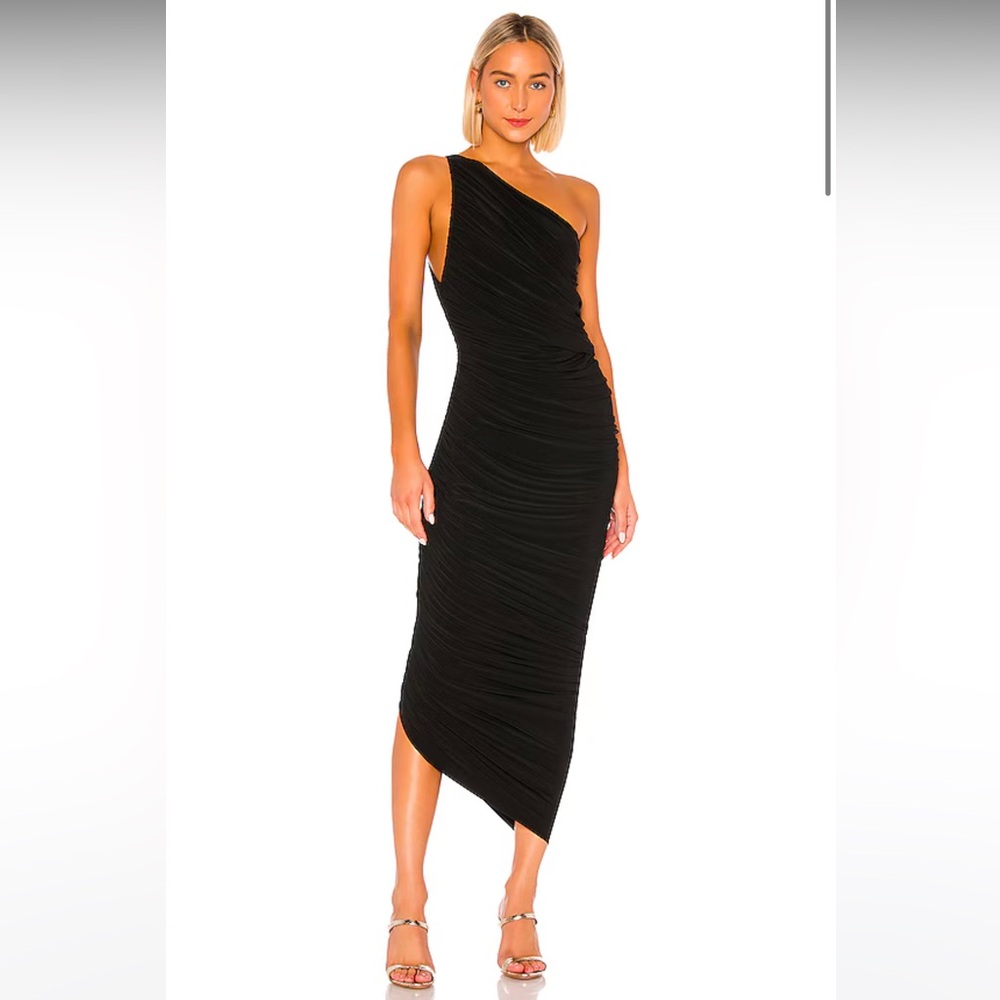 Norma Kamali Diana Gown in Black size Large